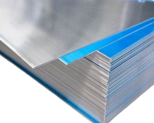 Aluminum Plate - Rectangular Shape, Metallic Color, Grade A | Weatherproof Coating, Solid Hardness, Durable