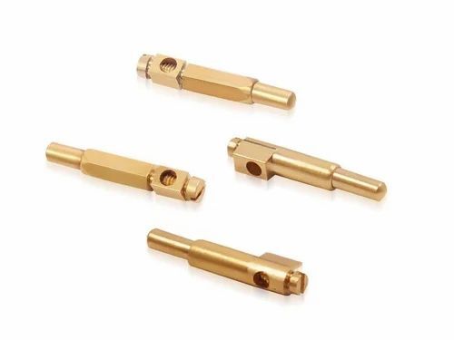 Brass Electrical Pin - 5mm 0.5mm Diameter Polished Golden | Corrosion Resistant Rust Proof Durable