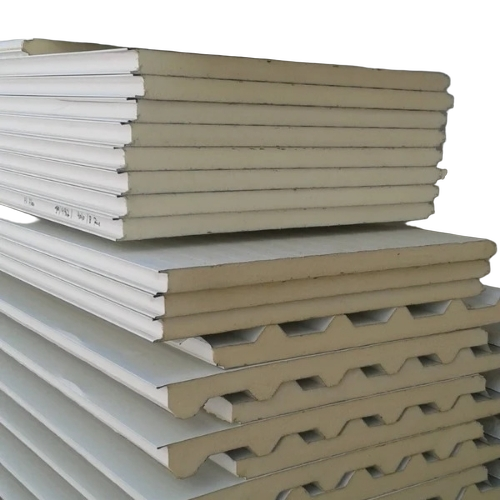 Insulated Roof And Wall Panels - Rectangular Various Sizes Polished Surface | Lightweight Plain Pattern Insulated