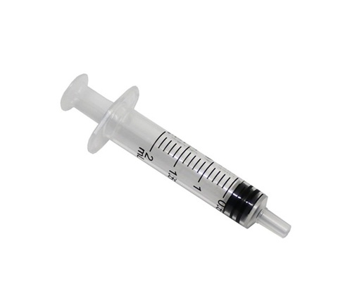 3ml Syringes - Medical Grade Plastic, 3ml, White | Leakage Resistant, Easy Glide Plunger, Latex Free, Pyrogen Free