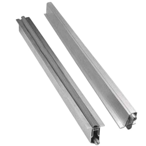 Automatic Drop Down Door Seal - Metal Standard Size Silver Manual Function Screw In Installation Anti Corrosion