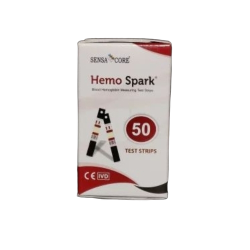 Haemoglobin Test Strips - Strip-Based, Multicolor, Auto-Calibrated | Quick Results, High Sensitivity, Portable, Single-Use