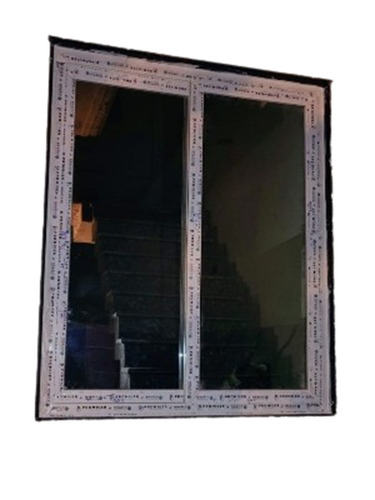 UPVC Sliding Window - Customized Size Silver Polished Finish | Smooth Sliding Noise Reduction Weather Resistant Thermal Insulation Corrosion Resistant Dust Proof Water Tight