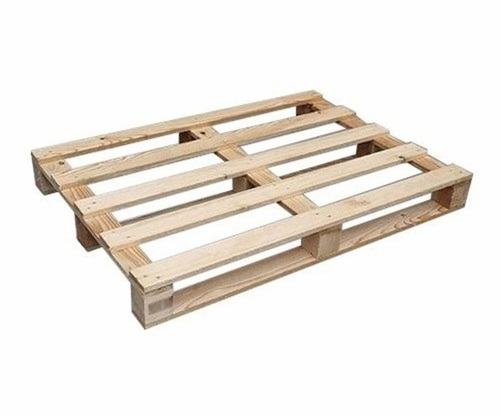 Wooden Packing Pallets - Wood Standard Size Brown | Heavy Load Bearing Anti-Slip Termite Resistant Eco Friendly Water Resistant 2-Way Entry Reusable