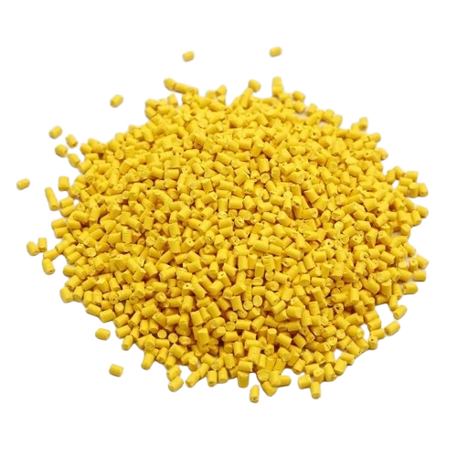Yellow Noryl Plastic Granules - Durable Fine Finished Yellow Noryl, Solid Plastic, Industrial Grade, Bag Pack