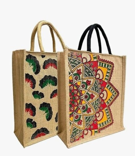 Jute Shopping Bags - Color: Brown