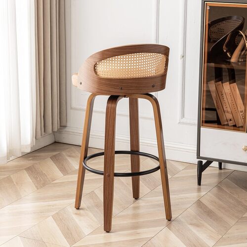 Comfortable Designer Chair - Wood, Standard, Brown | Durable, Termite Free, Eco-Friendly