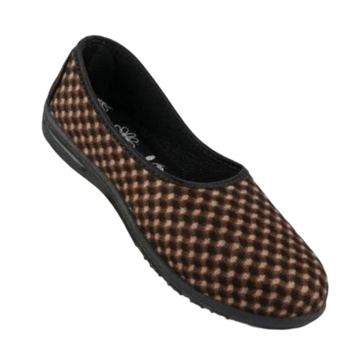 Ladies Belly Shoes - Fabric, All Size, Brown | No Fade, Stylish, Comfortable, Washable