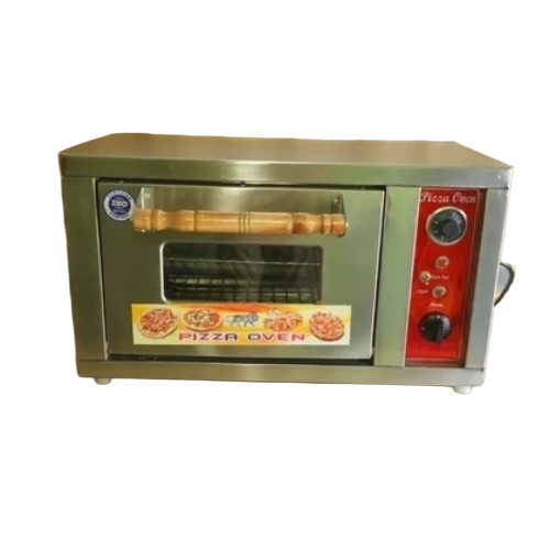 Pizza Oven - Stainless Steel Silver 220V | High Heat Capacity Even Heat Distribution Fast Preheating Crispy Crust Temperature Control Energy Efficient Durable Compact Design User Friendly Consistent Baking