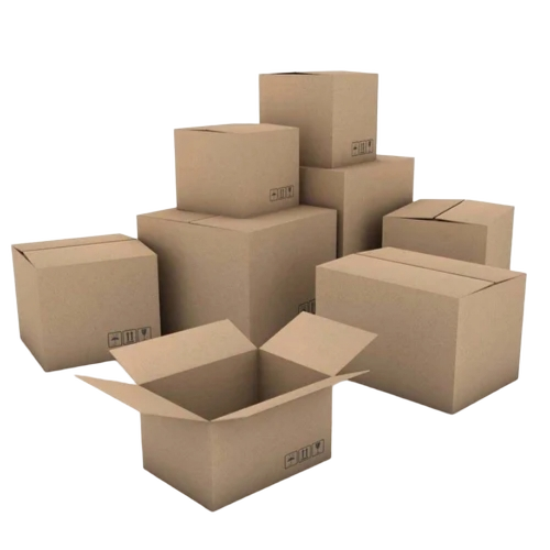 Corrugated Cartons Boxes - Corrugated Paper, Customized Size, Brown | Moisture Proof, Eco Friendly, Fine Finish, 1-5 kg Load Capacity