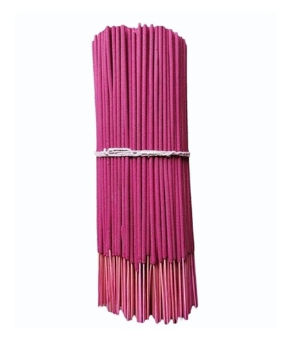 Religious Incense Sticks - 8-10 Inch Natural Bamboo, Pink, 30-35 Min Burn | Floral Aroma, Soothing, Eco-Friendly