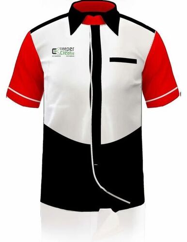 Cotton Mens Half Sleeves Corporate T Shirt - Cotton, Multi Color, V-Neck, Regular Fit, Printed | Lightweight, Quick Dry, Comfortable Fit