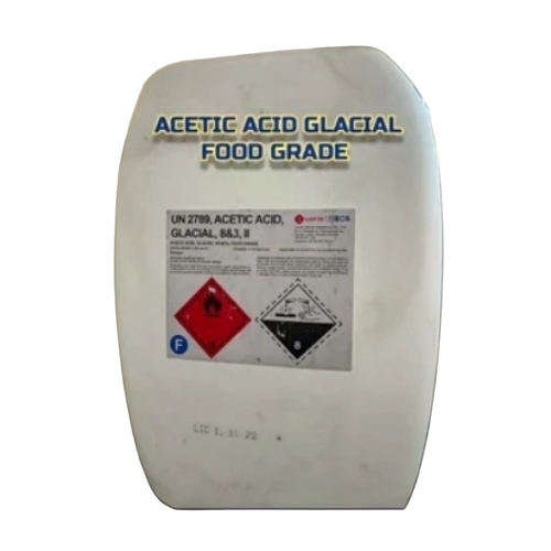 Food Grade Acetic Acid Glacial - Colorless Liquid, Clear, Water Soluble | Acidity Regulator, Preservative, Antimicrobial