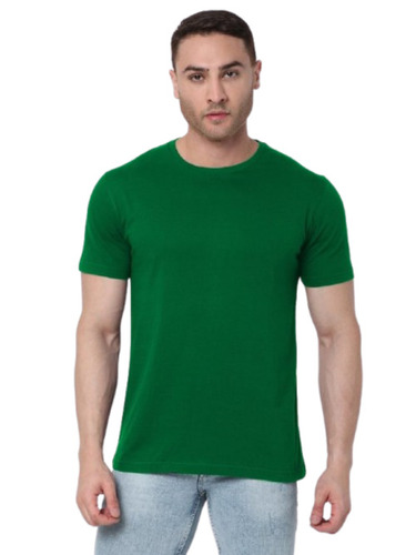 Green Round Neck T Shirt