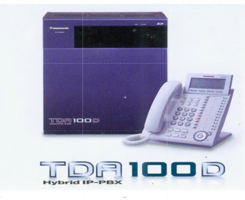 Kx-Tda 100D Hybrid Ip-Pbx Telephone System - Material: Metal Cabinet