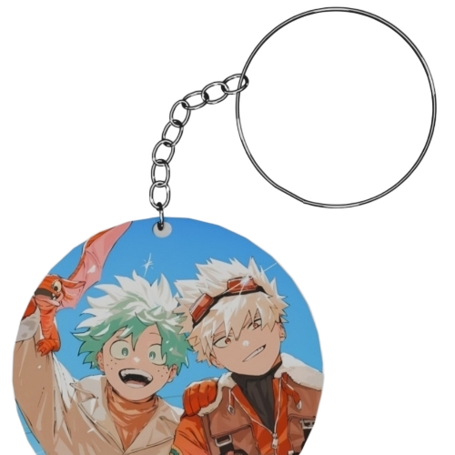 Round Shape Customized Key Chain