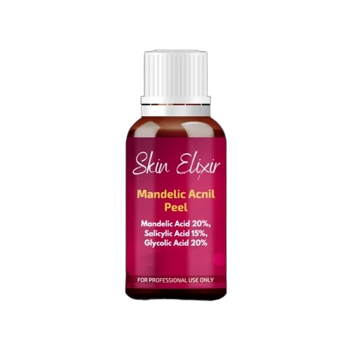Mandelic Acnil Peel Skin Elixir - Mandelic Acid Formula, Gentle Exfoliation | Free From Harmful Chemicals, No Side Effect