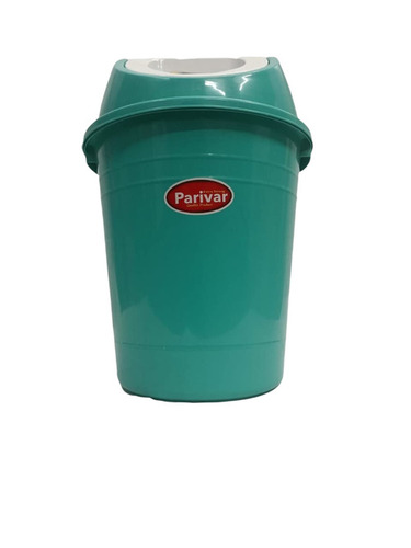 Plastic 20 Litre Medium Size Swing Garbage Dustbin With Lid (green)