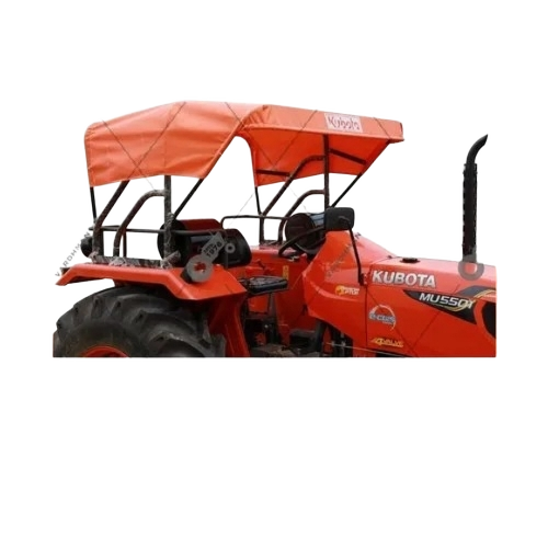 Roof Canopy Premium Cloth Kubota Tractor Top - Premium Cloth Model-Compatible Fit | Sun Heat and Light Rain Protection Stable Canopy Frame