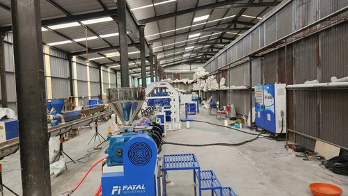 Semi-automatic PVC Braided Hose Pipe Plant