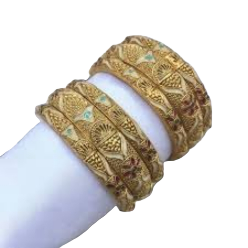 Traditional and Ethnic Design Brass Bangles