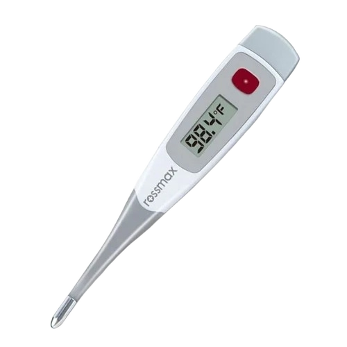 Rossmax TG380 Thermometer - Plastic, White, Battery Powered | Electronic, Heavy Duty, Industrial Use