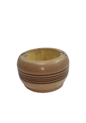 Bamboo Handicraft Eco-Friendly Cigarette Ash Tray - Color: Natural Brown