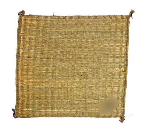 Kusha Aasan Natural Eco-Friendly Prayer Meditation Mat - Color: Brown