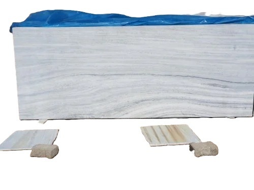 Makrana Marble - Natural Stone Slabs, White | Fine Grain Texture, Durable, Weather Resistant, Polishable Surface