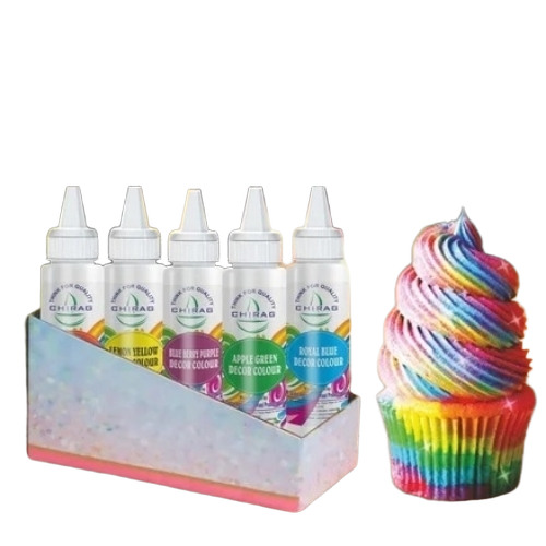 Rose Pink Liquid Food Color - Water Soluble Vivid Color, Sweet Aroma, Food Grade, Non-toxic, Bright Shade, Easy Mixing