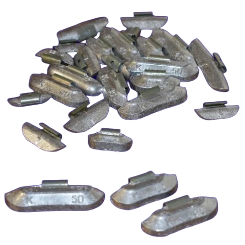 Silver Alloy Wheel Balancing Sticker Weight