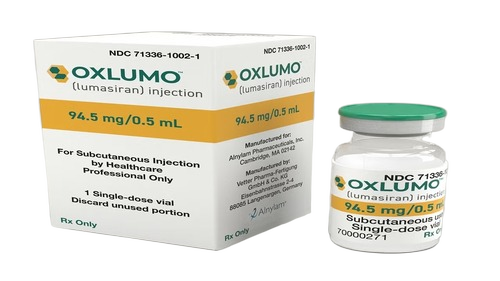 Oxlumo (Lumasiran) Injection - Drug Type: General Medicines
