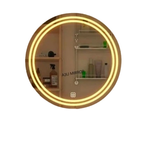 Round Led Mirror - Color: Silver