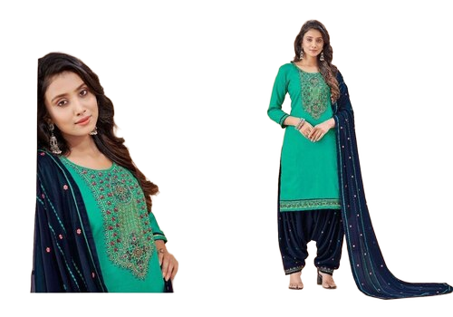Soft Fabric Salwar Suits - Color: .