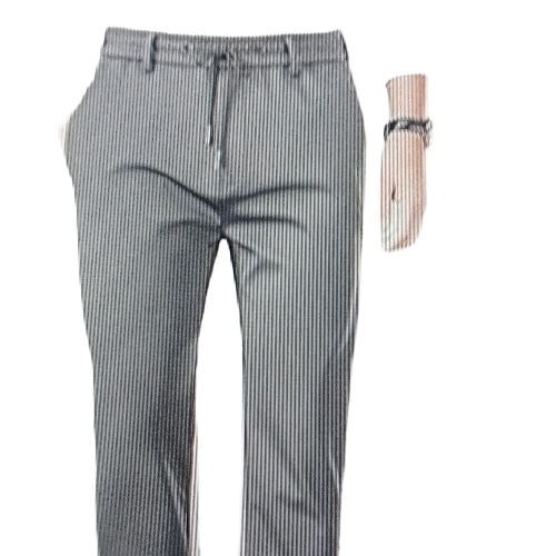 Pant - Cotton, Full Length, Gray, Zipper Closure | Comfortable Fit, Durable Fabric, Breathable Material, Flexible Movement, Modern Cut, Soft Texture, Versatile Wear