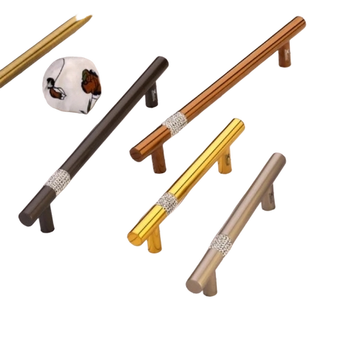 Stainless Steel Cabinet Handle - Stainless Steel, 2mm Thickness, Various Colors | Corrosion Resistant, Rust Proof, Scratch Resistant, Strong Grip