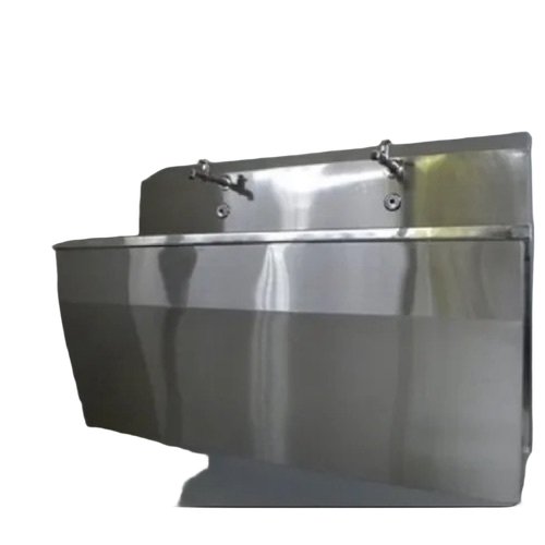 Wall Mounted Scrub Station - Stainless Steel, Silver, 220/380 Volt | Automatic, Hands Free, Corrosion Resistant, Hygienic Design