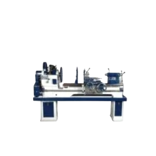 6 Feet Medium Duty Lathe Machines - Stainless Steel, White & Blue, 220-440 Volt | Automatic, High Efficiency, High Performance