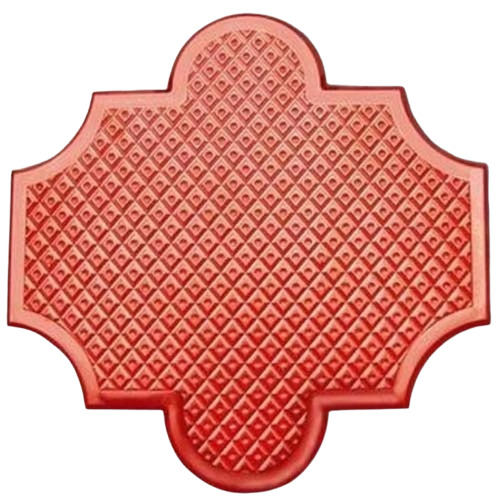 Rubber Paver Mould - Rubber, Standard Size, Red | Durable, Fine Finished, Blowing Mould