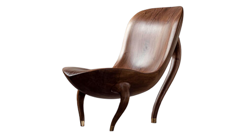 Wooden Rocking Chair - Artwork: Carving