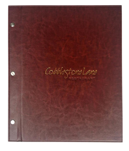 Leather Menu Cover 
