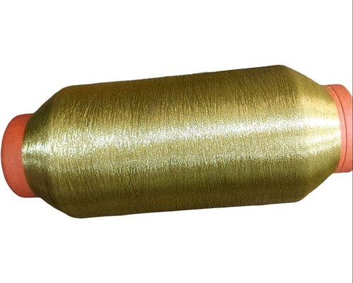 Golden Polyester Zari Thread - 100% Polyester, Golden | Eco-Friendly, Light Weight, Long Lasting
