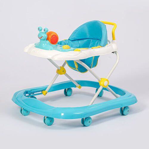 Baby Walker - Plastic Standard Size Blue | Durable Stylist Long Lasting Good Condition New