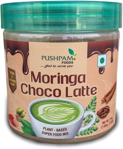 Organic Moringa Choco Latte Superfood Mix - Bottle Packaging, Good Quality, Tasty, Healthy | Organic, 99% Purity, 12 Months Shelf Life, Medicinal Use