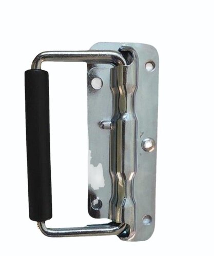 Stainless Steel Spring Handle - Stainless Steel, Standard Size, Silver | Anti Corrosion, Screw In Installation, Durable, New, Box Packaging