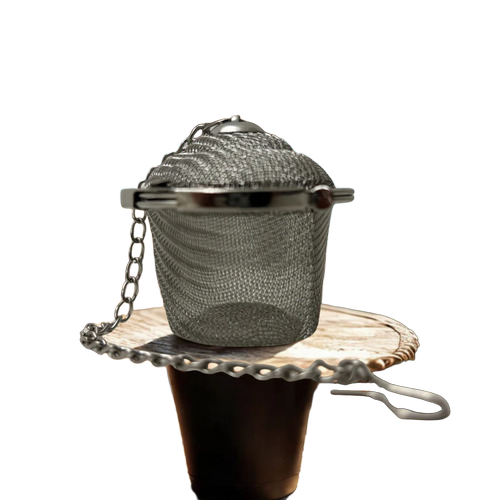 Stainless Steel Tea Infuser With Lid And Chain - Reusable Loose Leaf Tea Strainer | The Syuo Cha Leaf Locker - Size: Standard