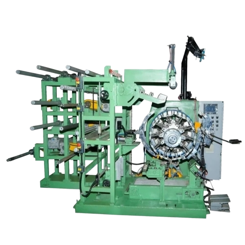 2 Wheeler Tyre Building Machine - 48 Inch Ii Stage Radial, 2.5 Hp, Green | Semi Automatic