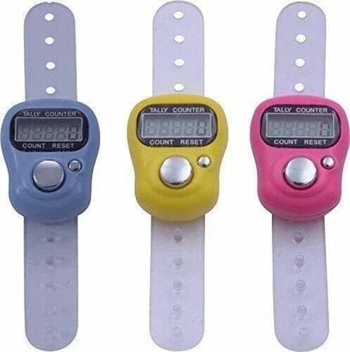 Digital Tasbeeh Finger Counter - Plastic, Battery Powered, Digital Display, Durable, Long Lasting