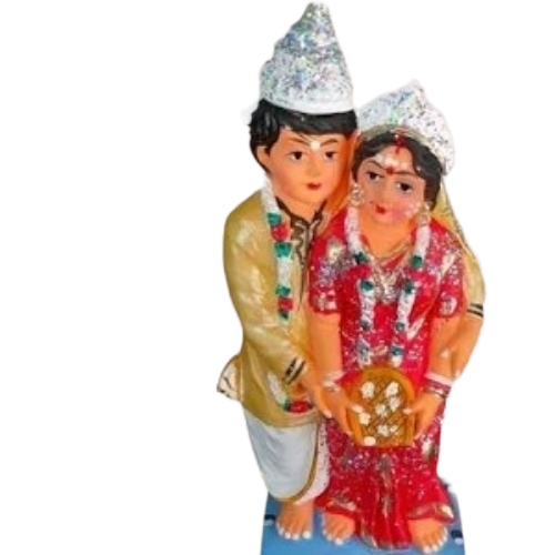 Handmade Clay Figurine - Clay, Standard Size, Multi-Colour | Durable, Rust Proof, Customized Color