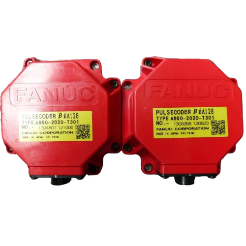 A860-2020-t301 Fanuc Absolute Encoder - Shielded Multi-Core Red Cable Absolute Position Fast Response Vibration Resistant
